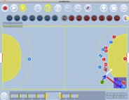 Handball tutorial Tactic3D timing